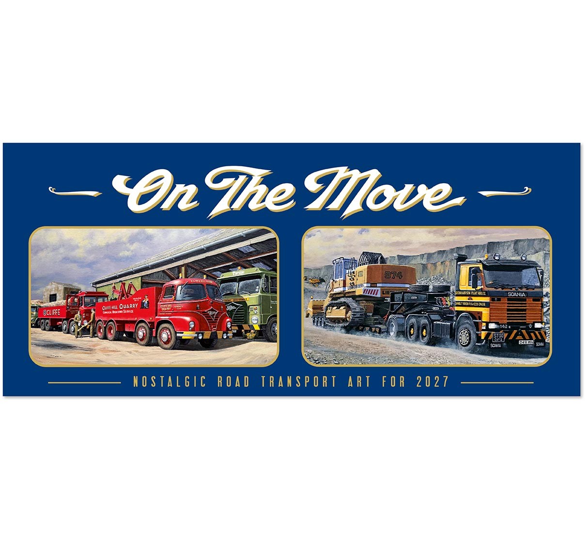 On the Move Desk Calendar
