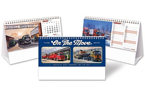On the Move Desk Calendar