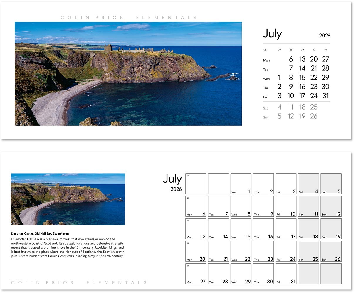 Colin Prior Elementals Desk Calendar
