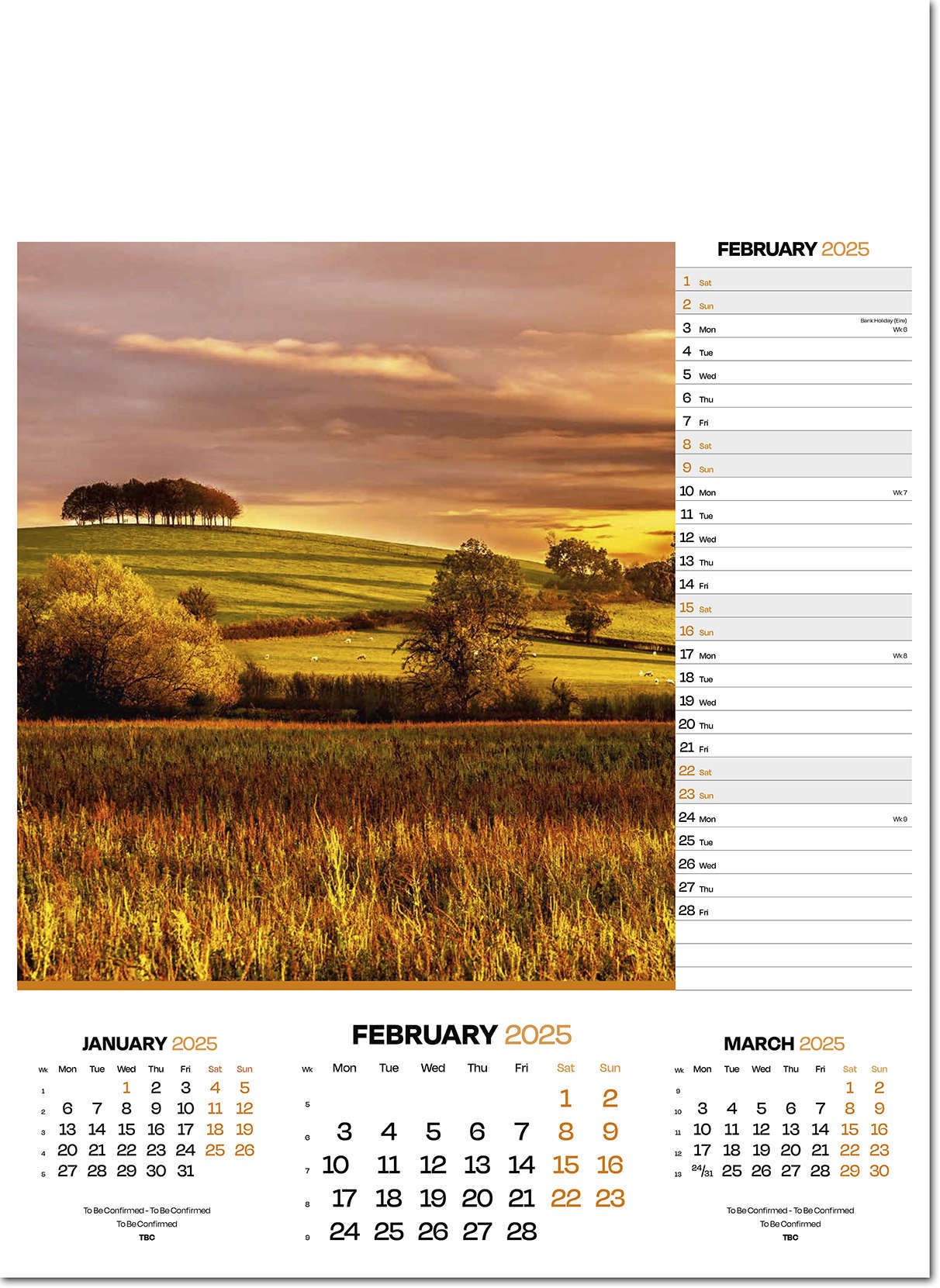 Moods of Nature Calendar