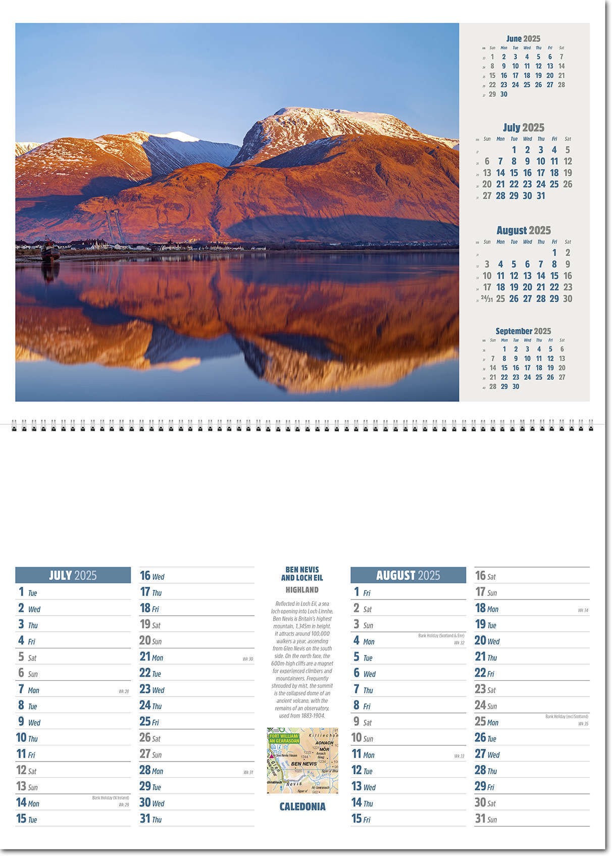 Caledonia Postage Saver Calendar