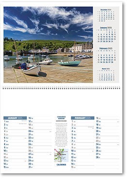 Caledonia Postage Saver Calendar