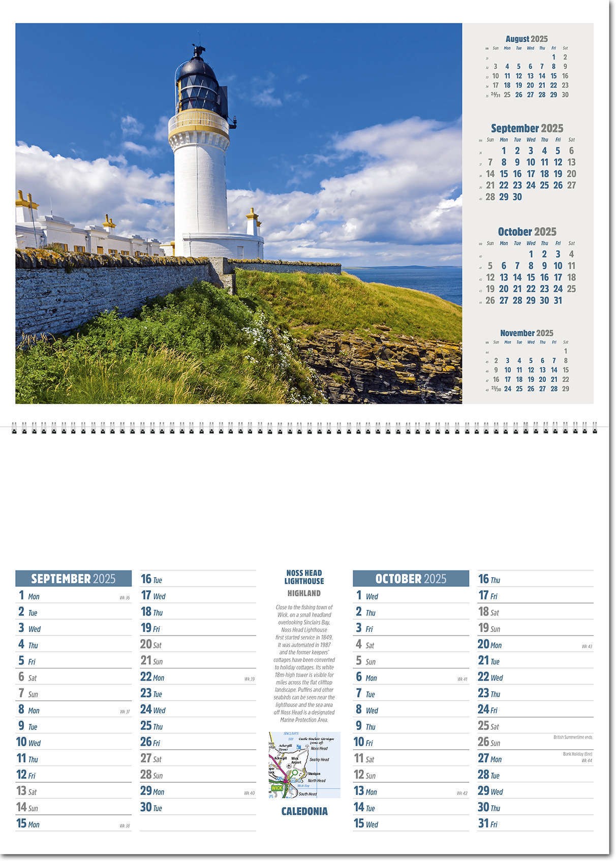 Caledonia Postage Saver Calendar