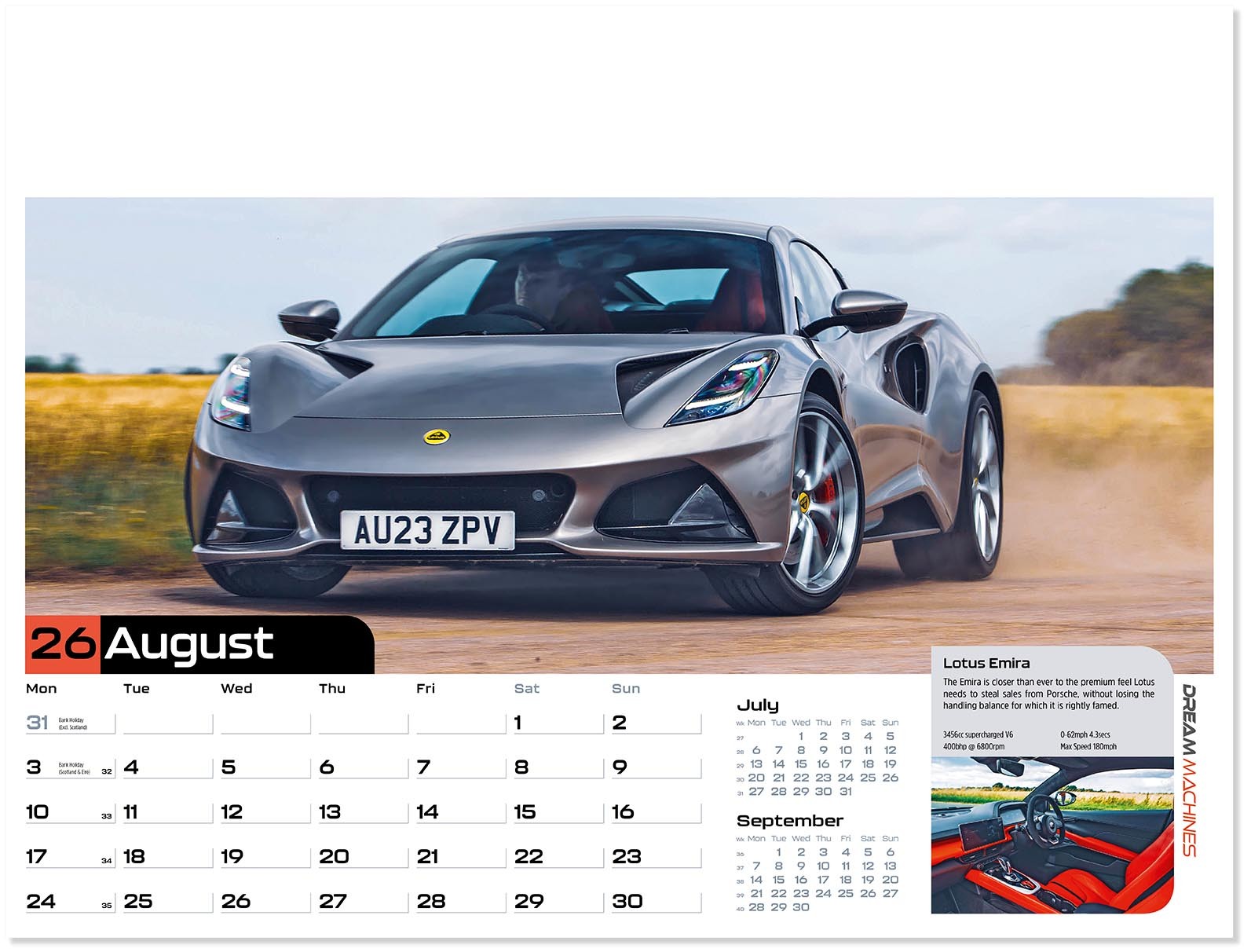 Dream Machines Wall Calendar