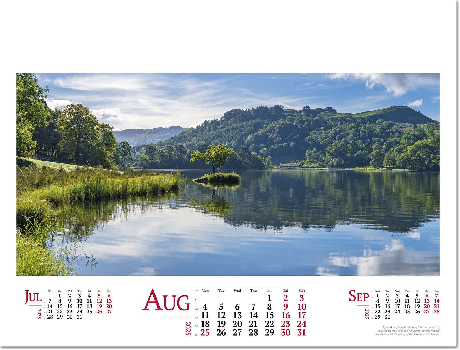 Wild Britain Wall Calendar