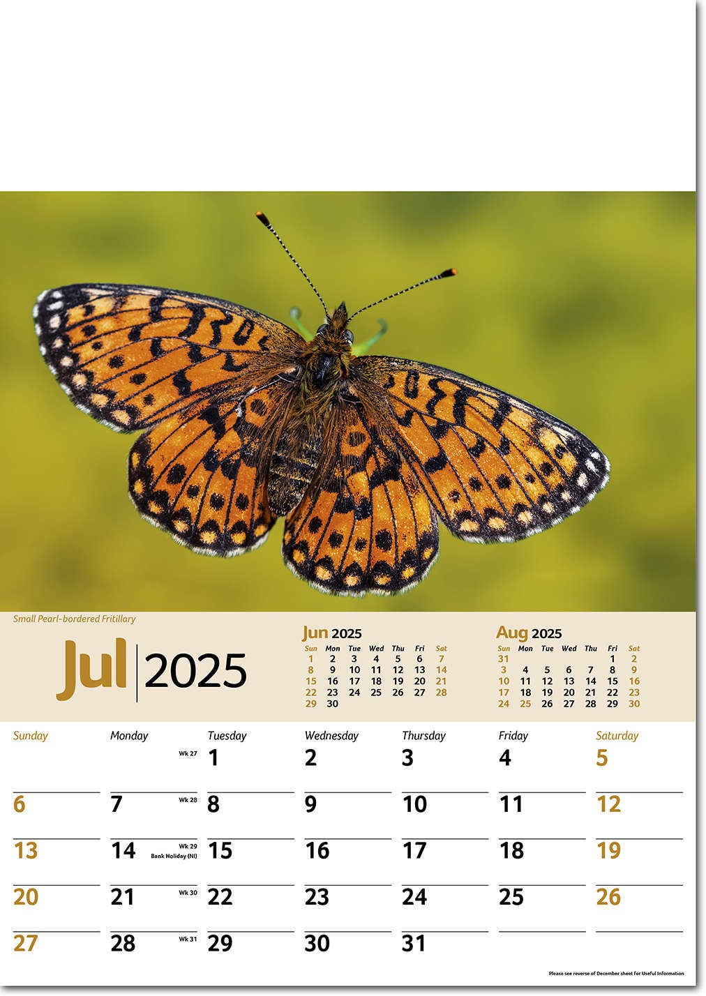 Wildlife Memo Calendar