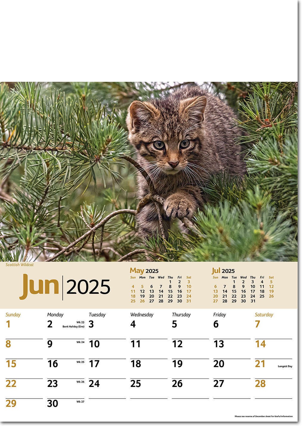 Wildlife Memo Calendar